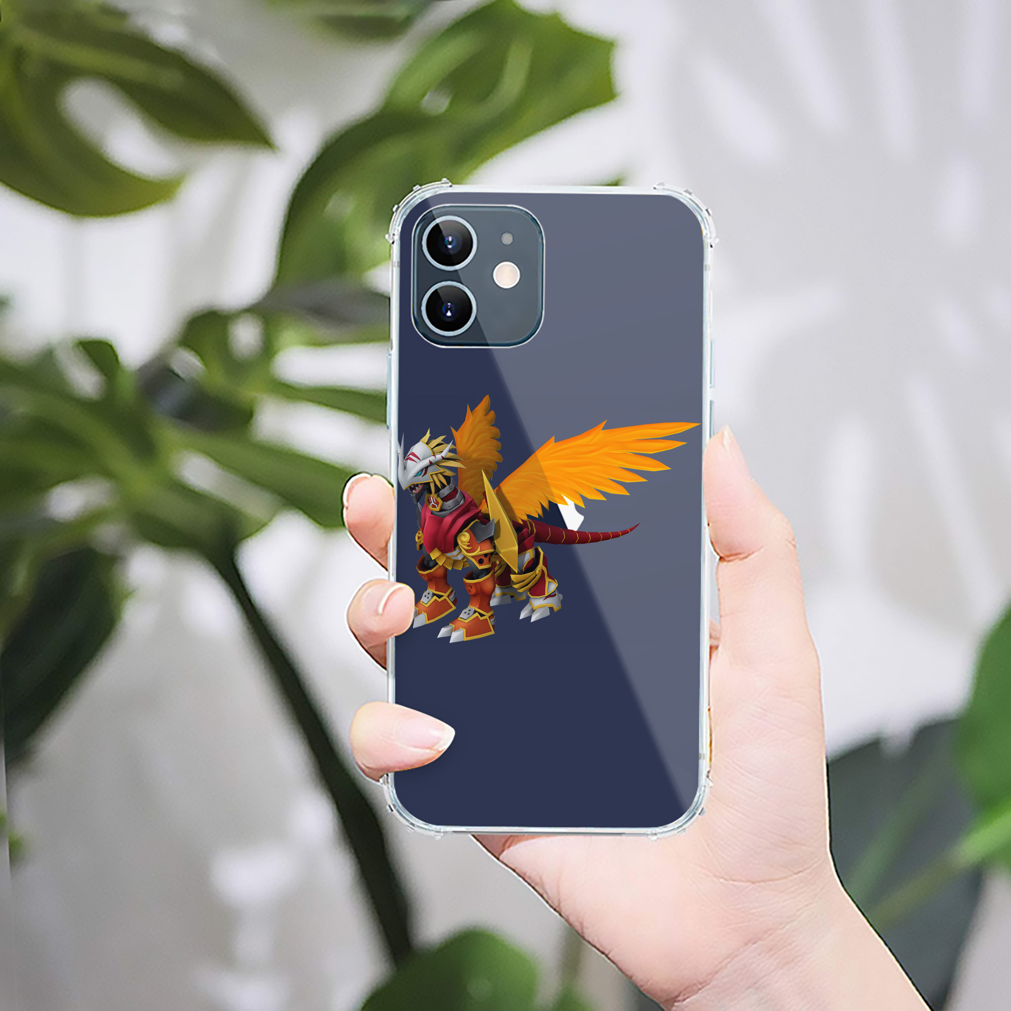 （画像用） Digimon デジタルモンスター/デジモン 【iPhone 12シリーズ対応】透明スマホケース（クリアソフトケース）